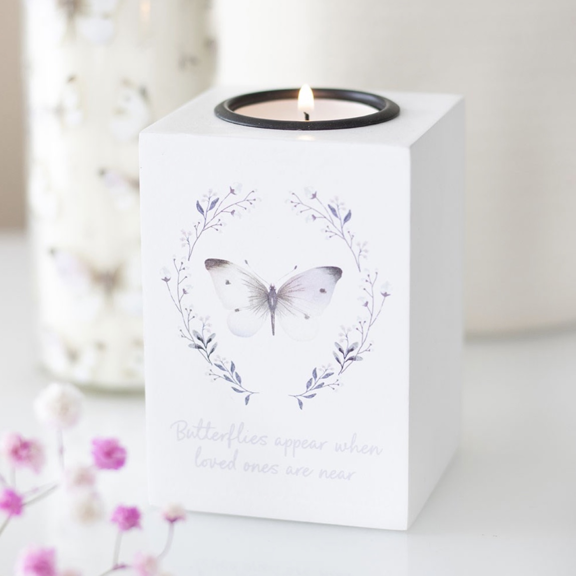 Butterflies T Light Holder