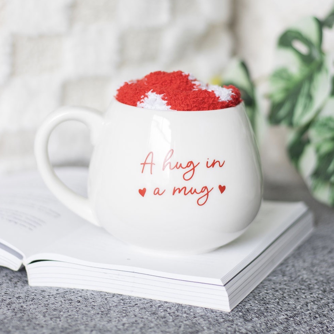 Heart In A Mug & Socks Set