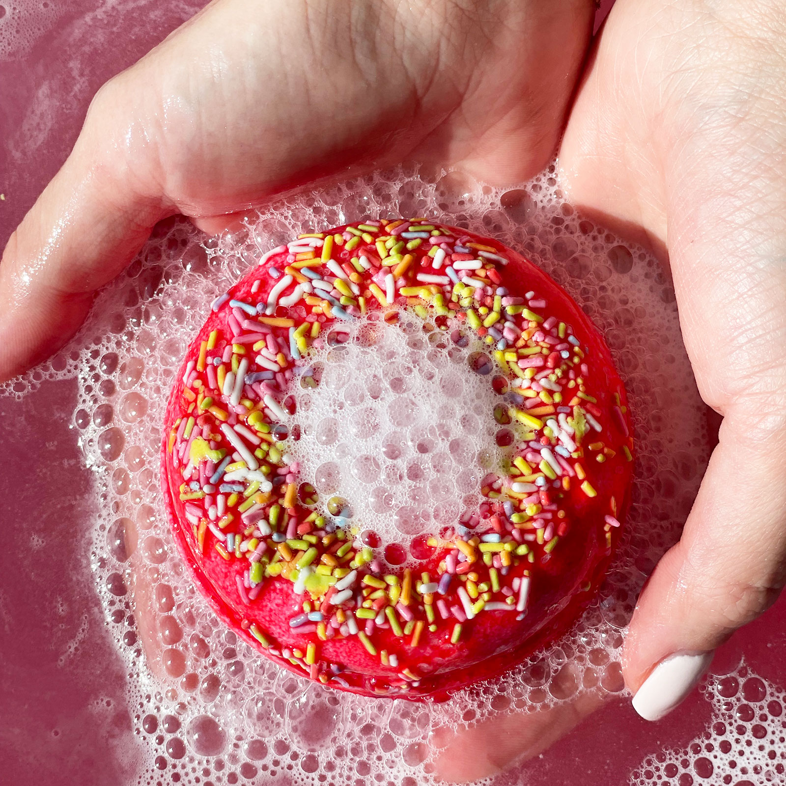 Strawberry & Banana Donuts