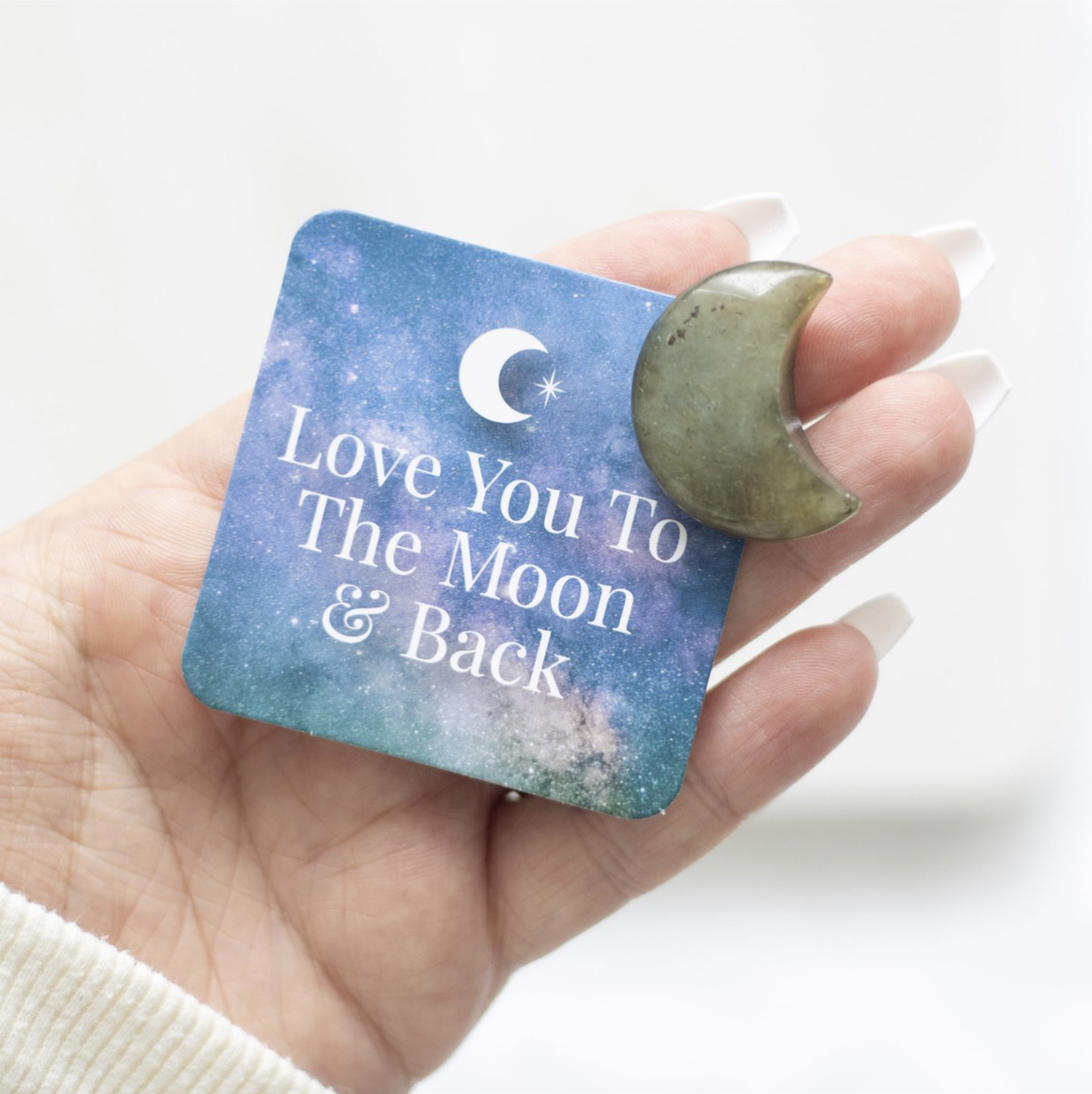 Crystal Moon In Bag