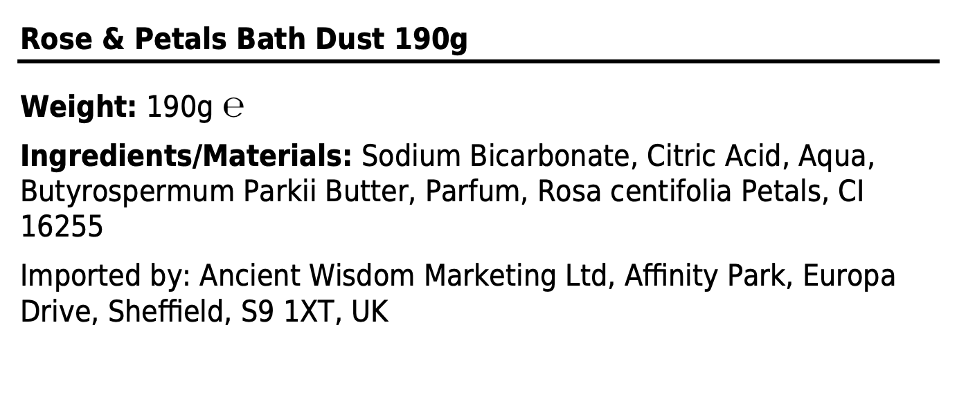 Rose & Petals Bath Dust - Image 2