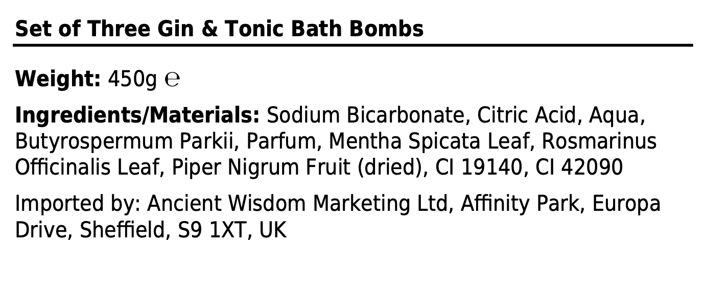 Gin & Tonic Bath Bombs - Image 2