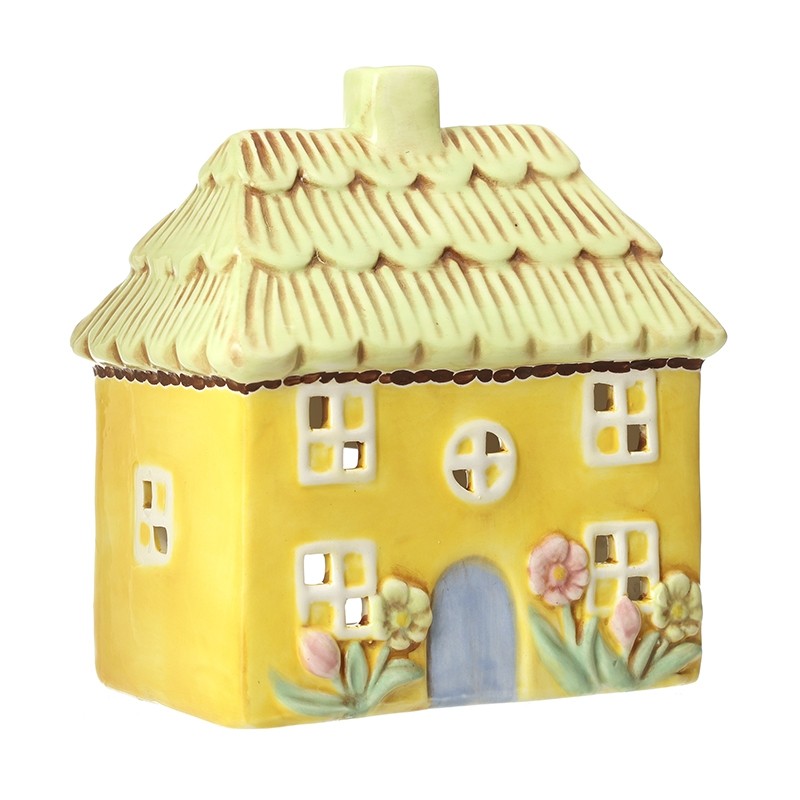 Yellow T light Holder