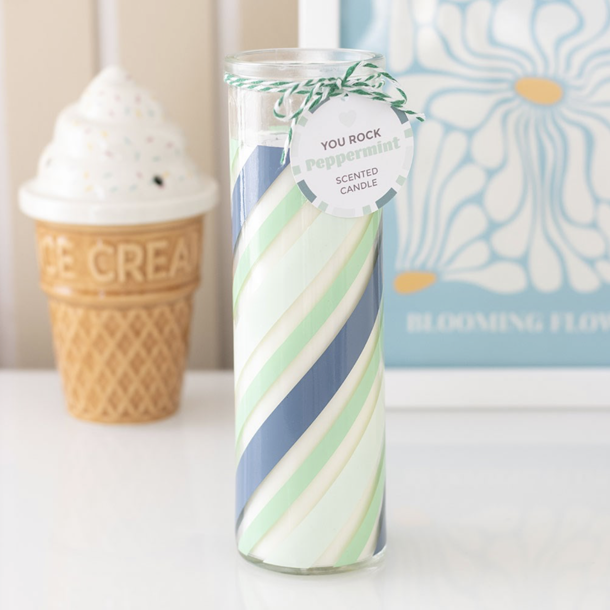 Peppermint Tube Candle