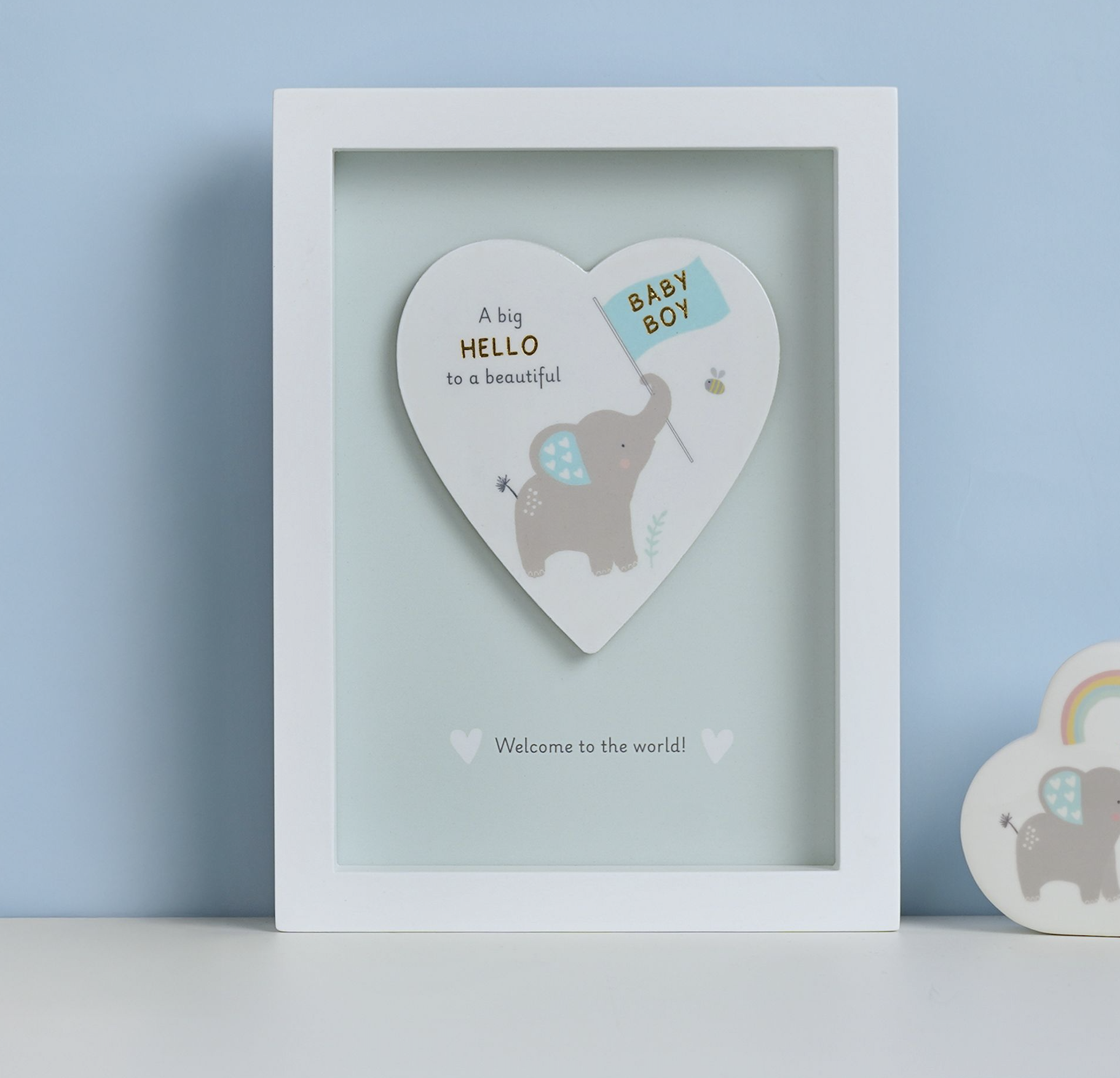 Hello Baby Boy Frame