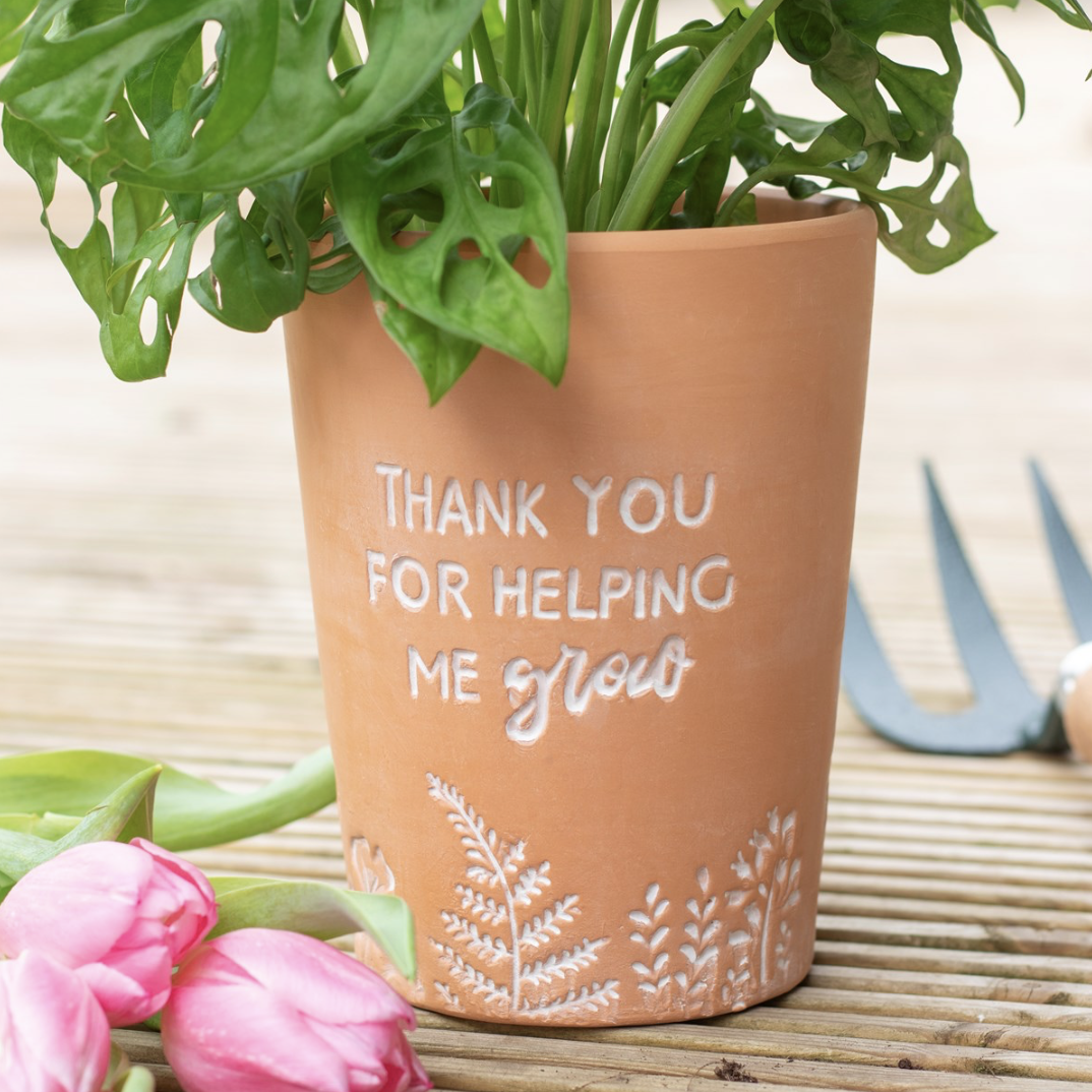 Helping Me Grow Plant Pot