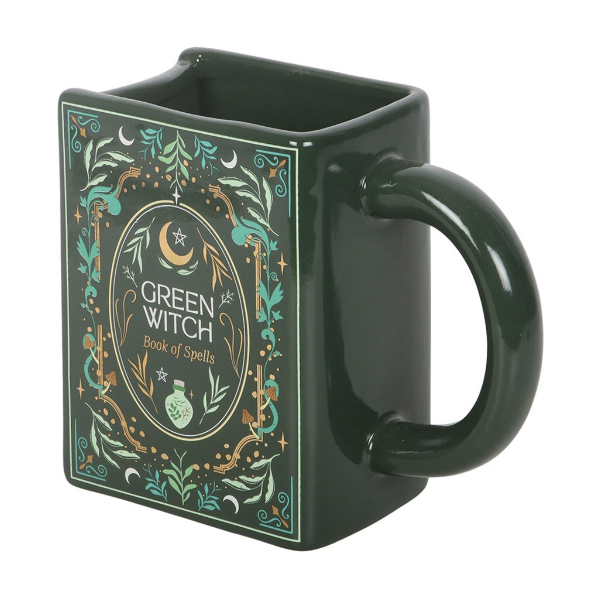 Green Witch Book Mug - Image 3