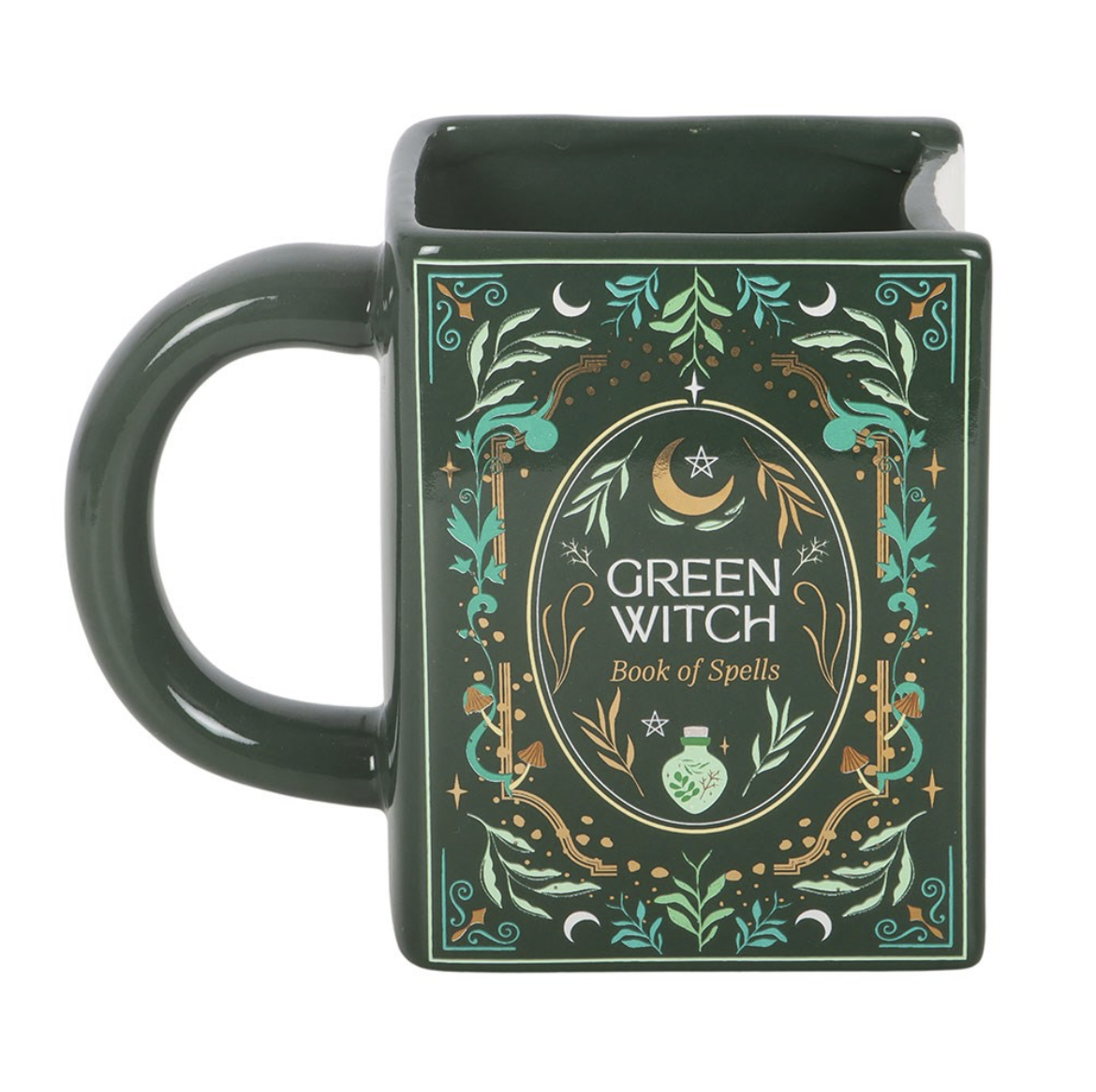 Green Witch Book Mug - Image 2