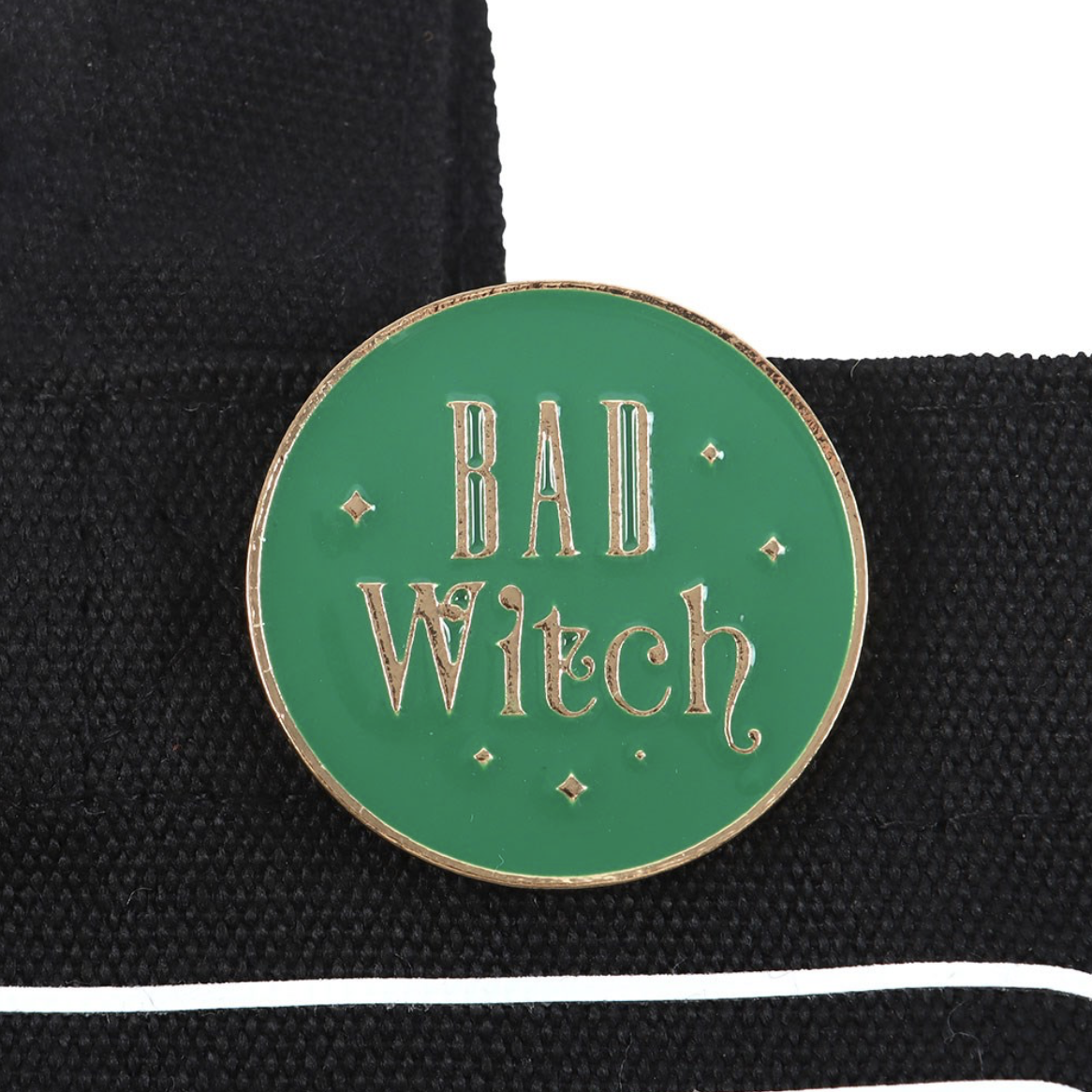 Bad Witch Tote Bag & Pin - Image 3