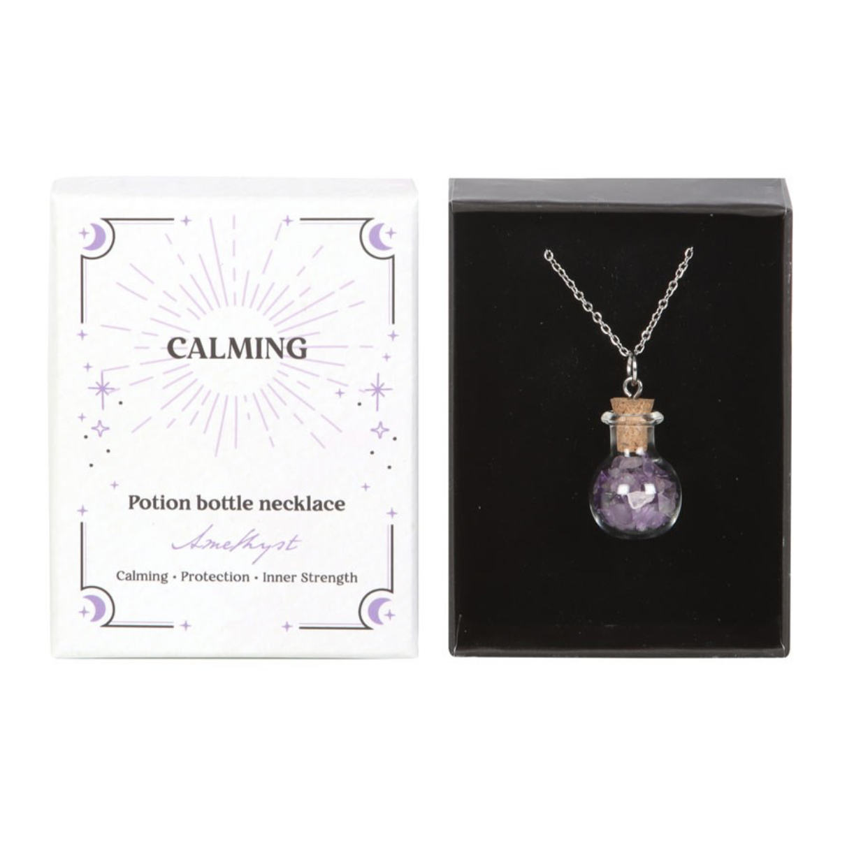 Amethyst Bottle Necklace - Image 2