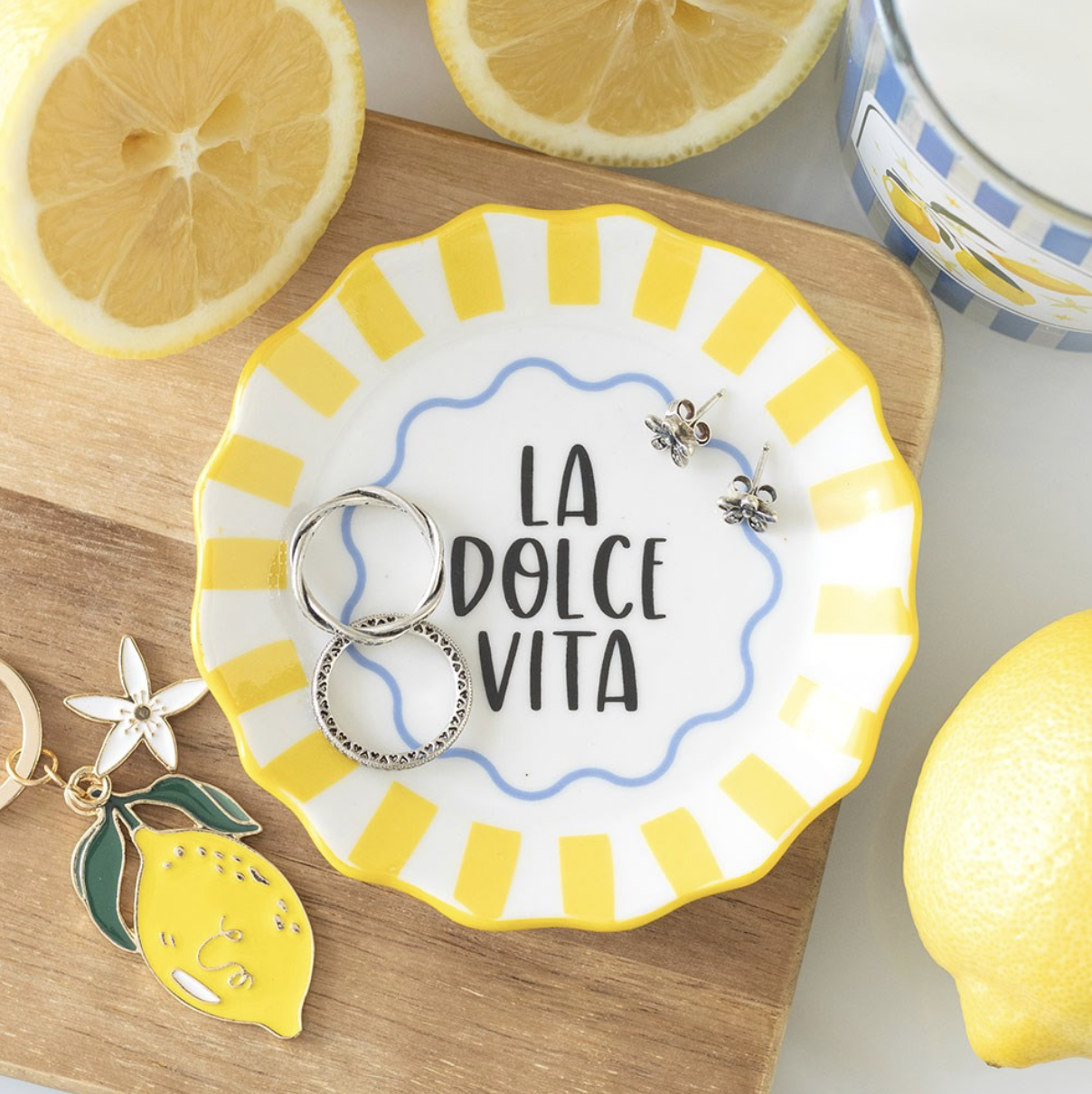 Yellow Trinket Dish