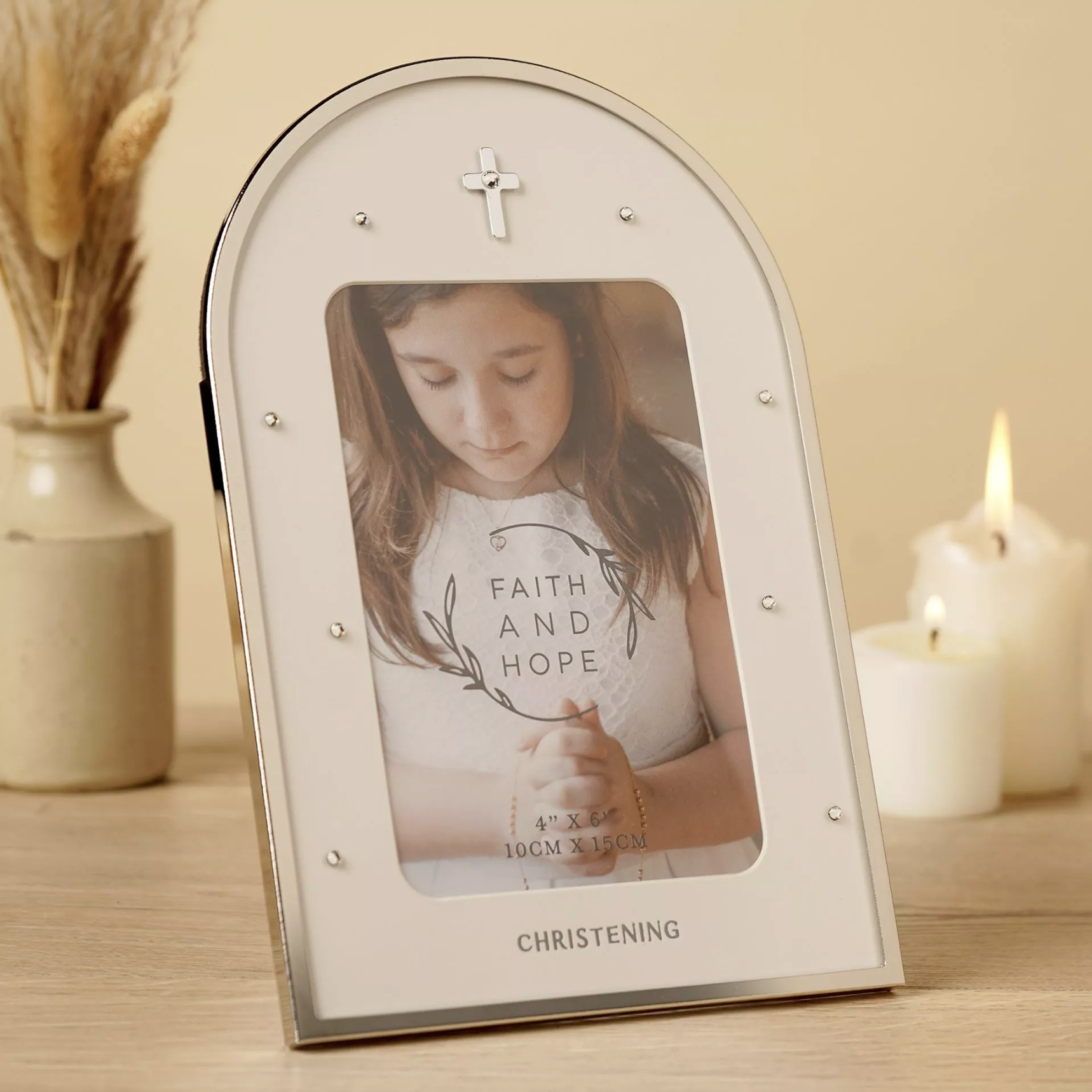 Christening Frame 4" x 6"
