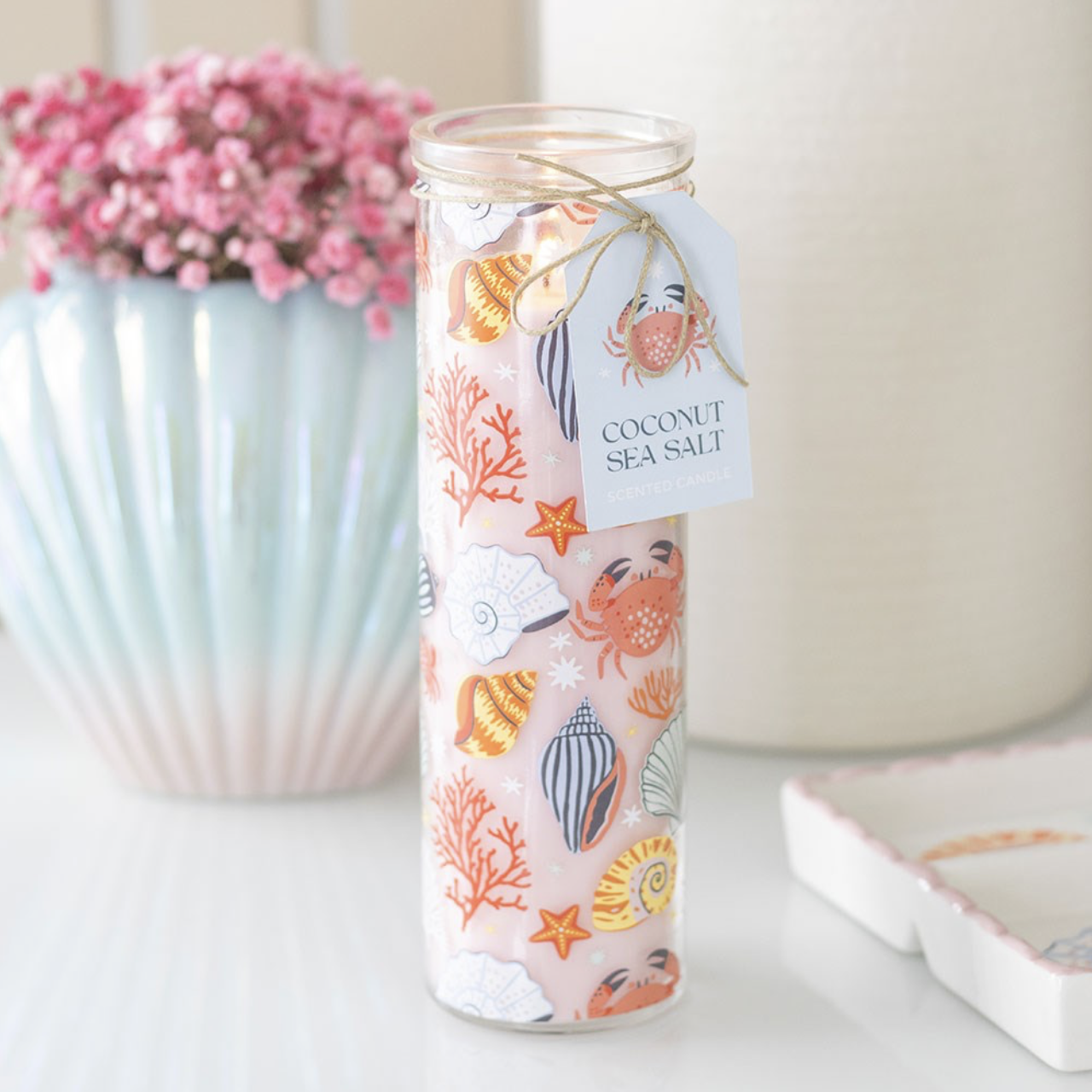 Shell Coconut Candle