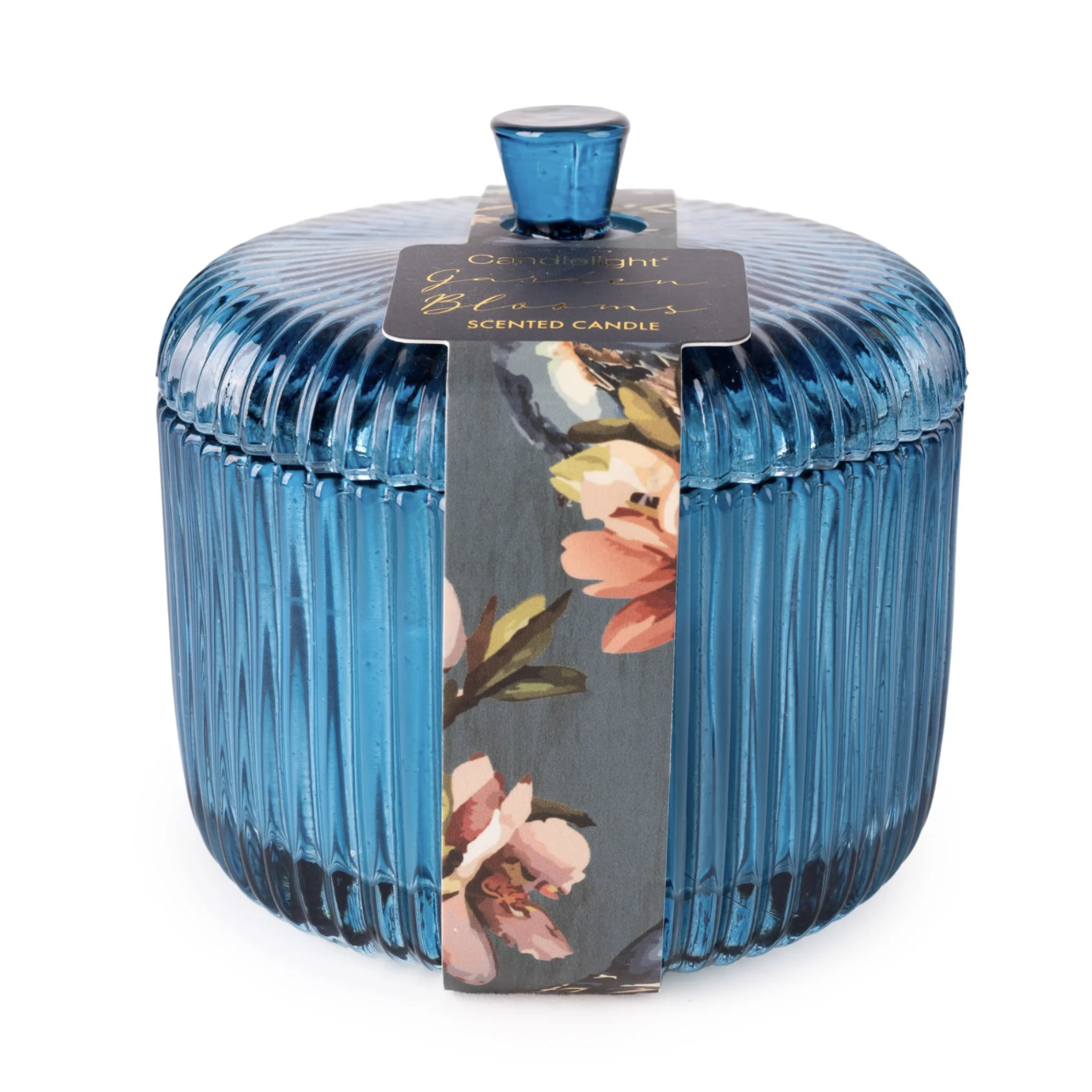 Garden Blue Glass Jar - Image 2