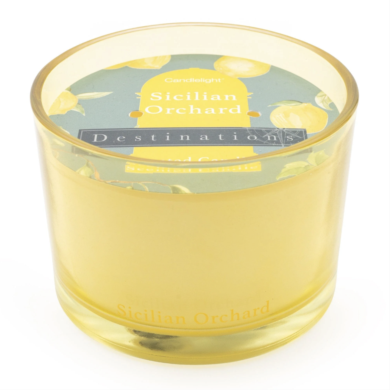 Two Wick Lemon Candle