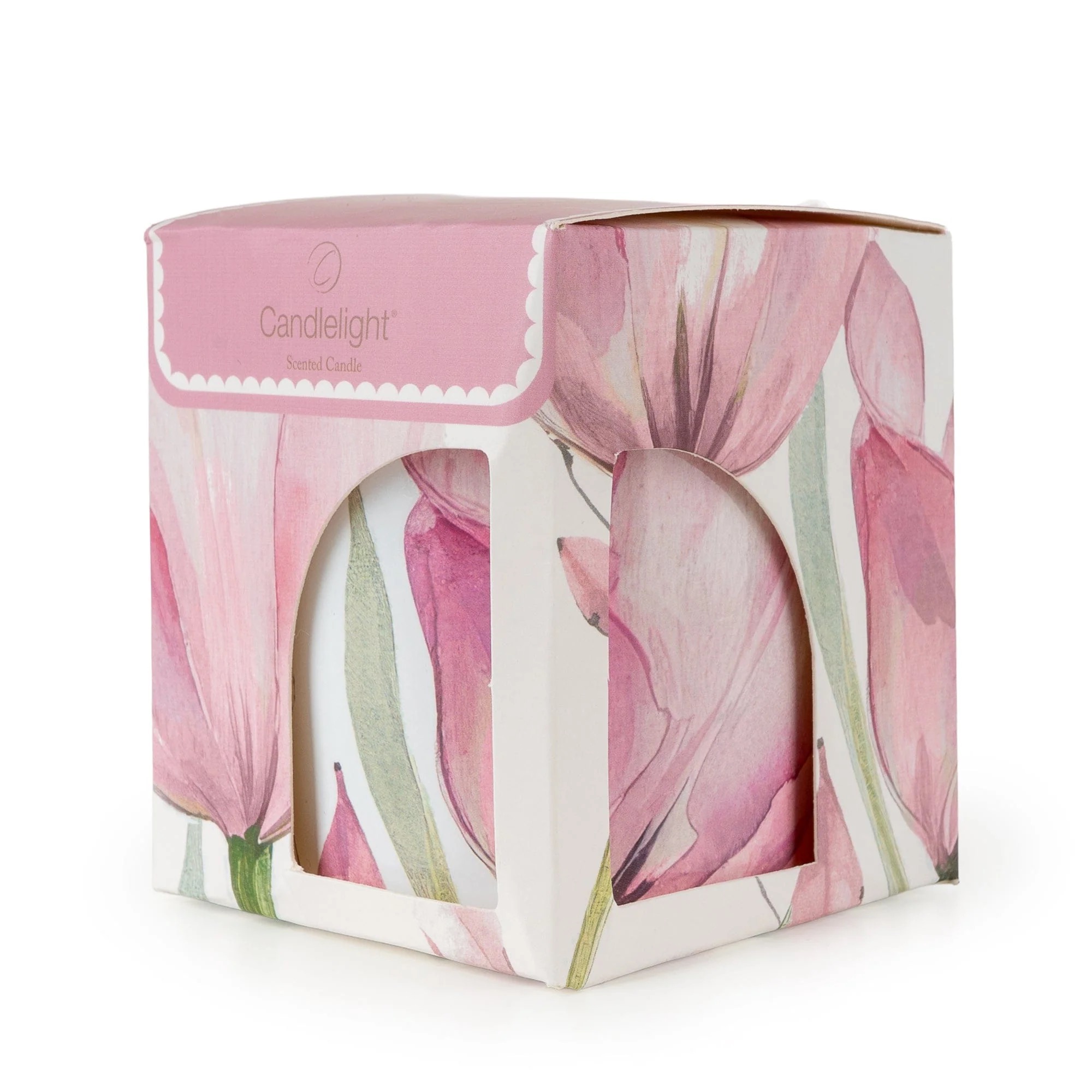 Pink Tulips Candle - Image 2