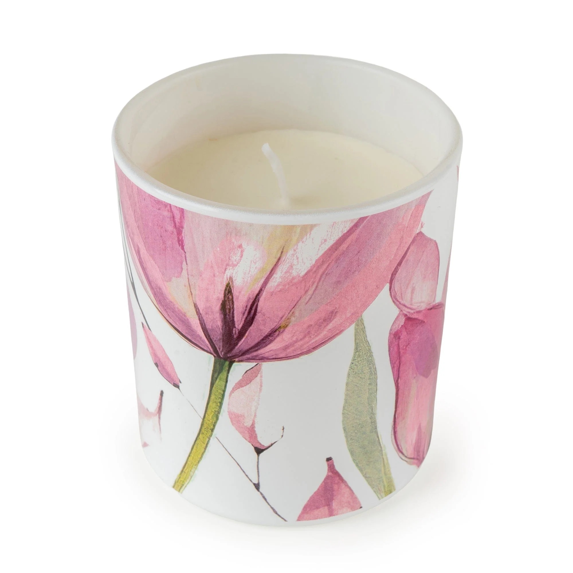 Pink Tulips Candle - Image 3