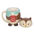 Owl Lidded Mug - Image 2