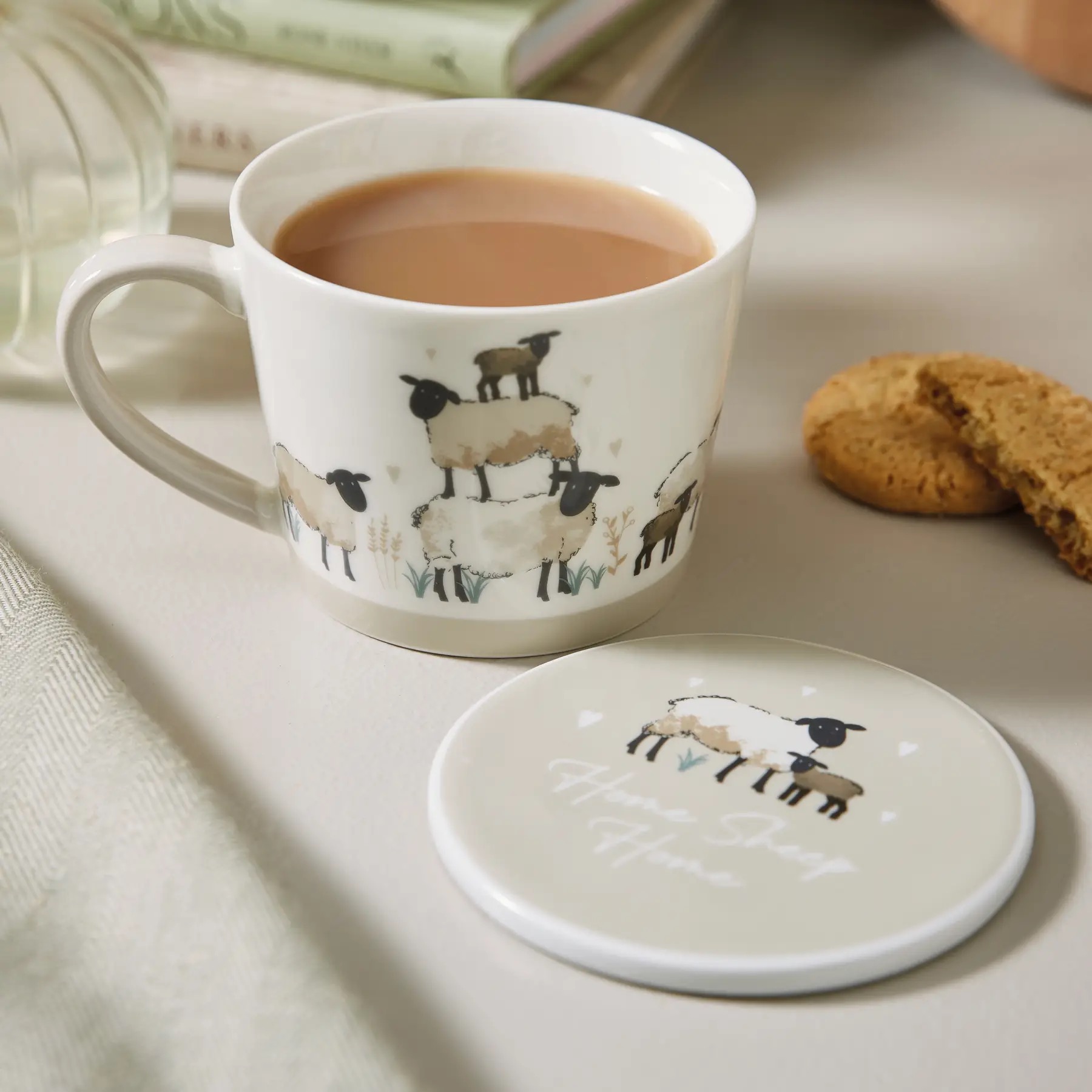 Sheep Coaster & Mug