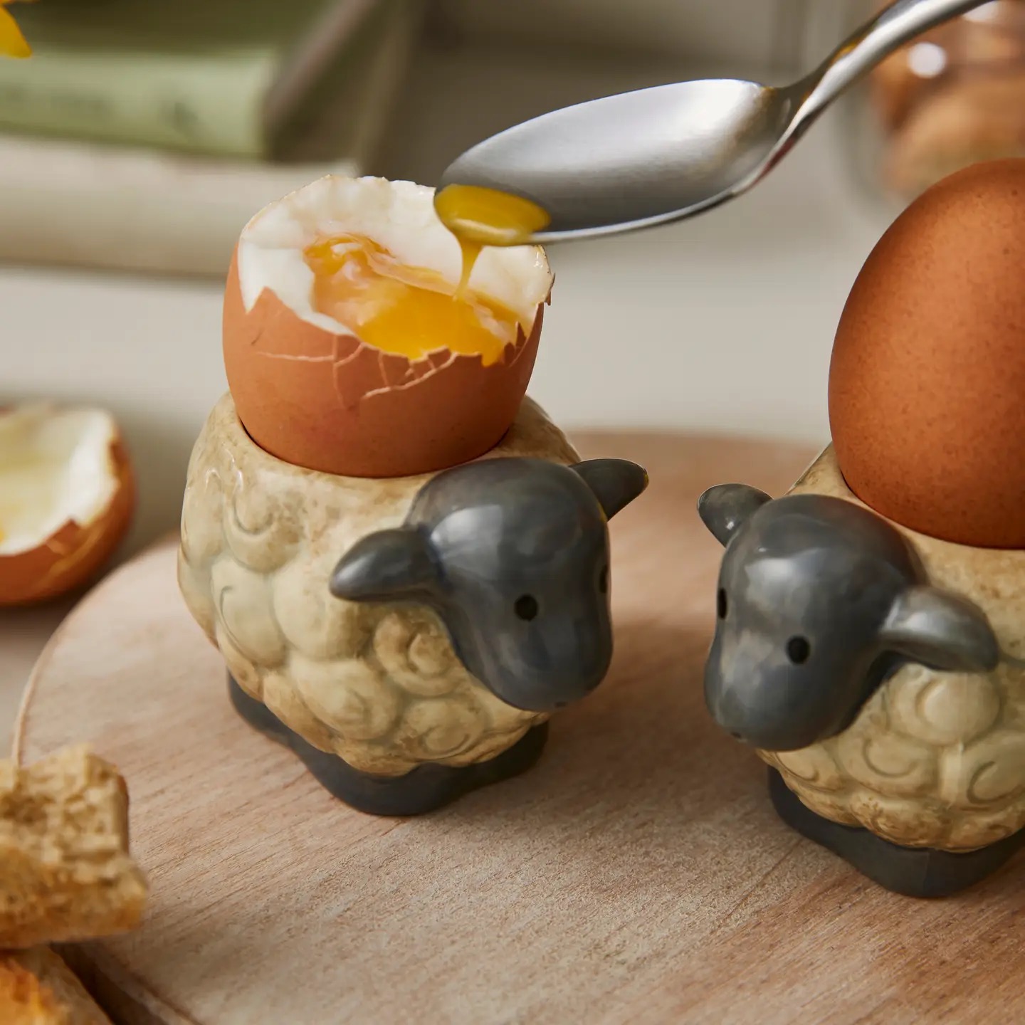 Sheep Egg Cup Set - Image 2