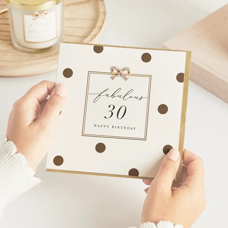 30th Happy Birthday Card