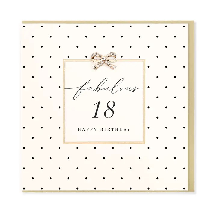 18th Happy Birthday Card