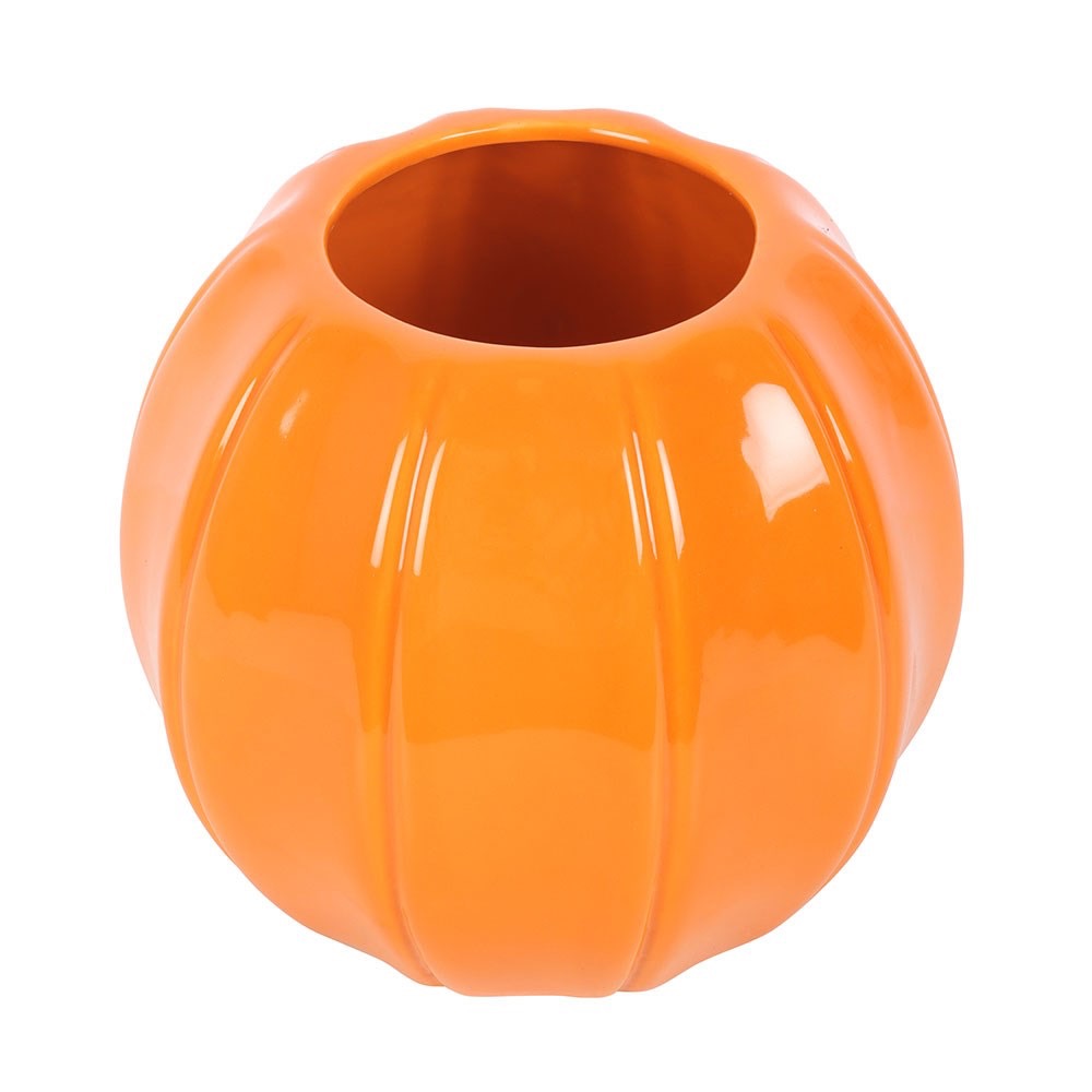 Orange Pumkin Vase - Image 2