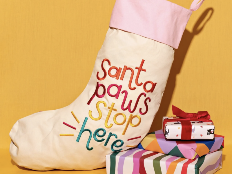 Santa Paws Stocking